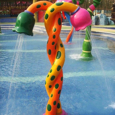 L'attrezzatura variopinta dell'acqua dello spruzzo della vetroresina per i bambini/bambini ha personalizzato i prodotti