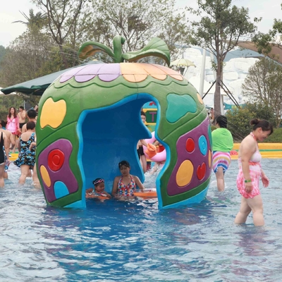 L'attrezzatura del parco dello spruzzo della vetroresina per i bambini/bambini ha personalizzato l'attrezzatura del parco dell'acqua