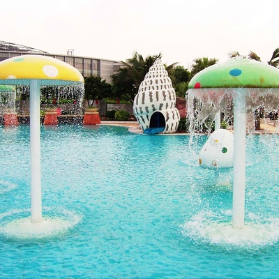 Attrezzatura del parco dell'acqua della vetroresina del parco dello spruzzo della carpa, attrezzatura del gioco dell'acqua