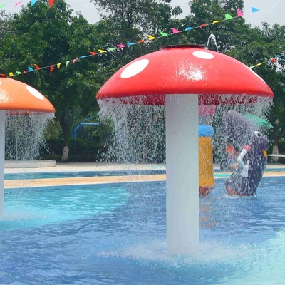 Fungo su misura del fumetto dell'attrezzatura del parco dell'acqua dello spruzzo del PVC della vetroresina a forma di