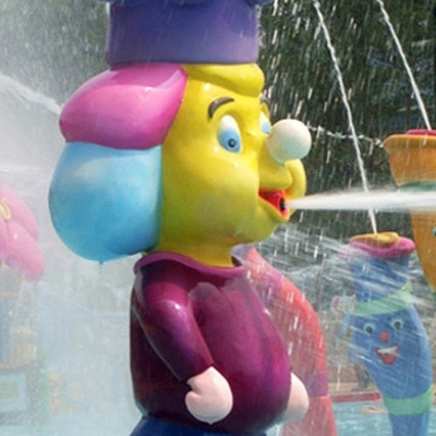 Statua della vetroresina usata per sviluppare waterpark, attrezzatura del parco dell'acqua