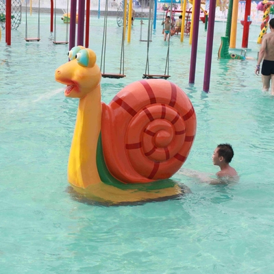 Lo spruzzo d'acqua parcheggia l'attrezzatura all'aperto del gioco dell'acqua con a forma di animale del fumetto per il parco dell'acqua