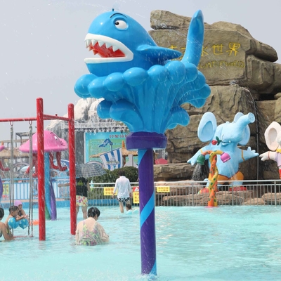 Giocattolo divertente della balena dello spruzzo dell'attrezzatura del parco dello spruzzo per i giochi dell'acqua del gioco