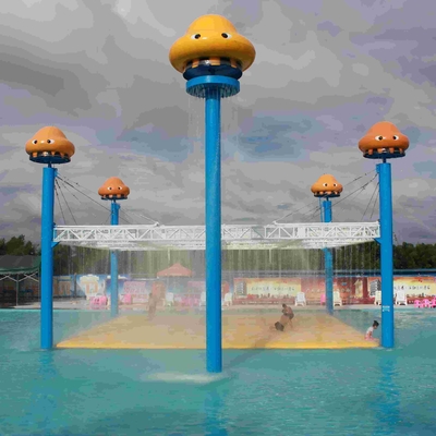 Strutture d'acciaio del fumetto dell'attrezzatura del parco dello spruzzo del gioco dell'acqua del mondo delle meduse grandi