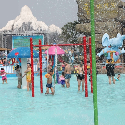 Attrezzatura del parco del gioco dello spruzzo del campo da giuoco dell'acqua della vetroresina di spettacolo dei bambini