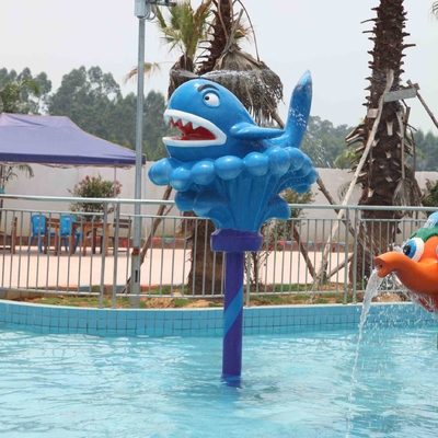 Attrezzatura del gioco dello spruzzo della balena del fumetto per i bambini/adulti, profondità di acqua di 0.6m - di 0,3