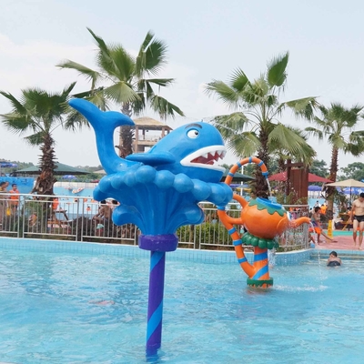 Attrezzatura del gioco dello spruzzo della balena del fumetto per i bambini/adulti, profondità di acqua di 0.6m - di 0,3