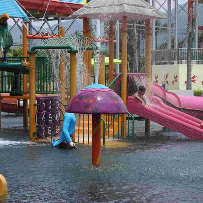 Fungo su misura del fumetto dell'attrezzatura del parco dell'acqua dello spruzzo del PVC della vetroresina a forma di