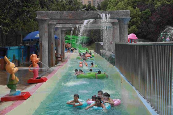 Fiume pigro dei centri di villeggiatura del parco all'aperto dell'acqua, attrezzatura di Waterpark per il parco dell'acqua di tema