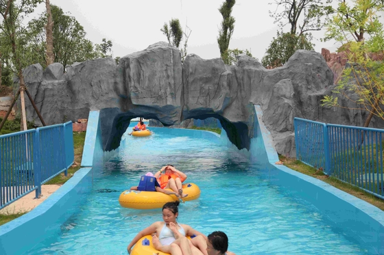 Fiume pigro del grande dell'acqua del parco gioco dell'acqua con la macchina per le onde di rilassamento