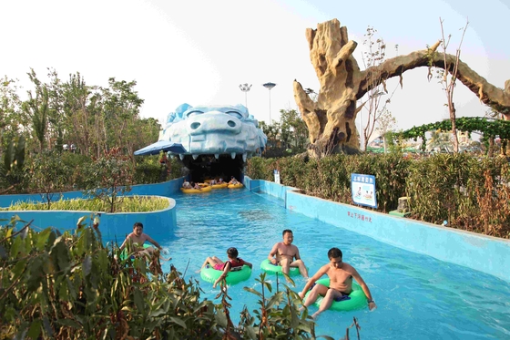 Attrezzatura commerciale del parco dell'acqua della piscina pigra gigante per la famiglia