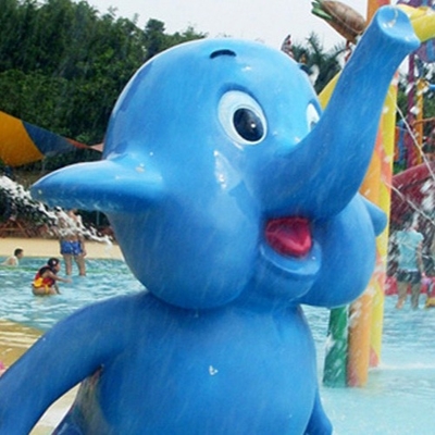 Parchi su misura dell'acqua della vetroresina dell'attrezzatura del parco dello spruzzo del polipo per i bambini