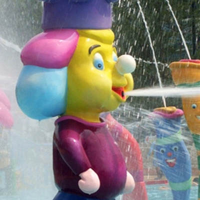 Parchi su misura dell'acqua della vetroresina dell'attrezzatura del parco dello spruzzo del polipo per i bambini