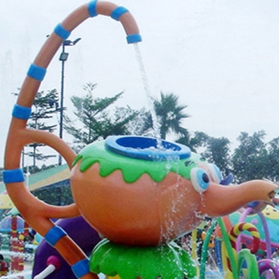 Gioco dell'acqua usato attrezzatura su ordinazione del parco dell'acqua dello spruzzo del fumetto per il parco dell'acqua dei bambini