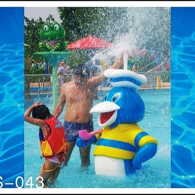 Il gioco dell'acqua dello spruzzo dell'anatra dell'attrezzatura del parco dello spruzzo, l'acqua Sprayground struttura l'OEM