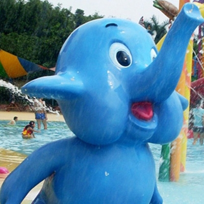 Parco dell'acqua del gioco dell'acqua di Sprayground dell'acqua, attrezzatura a forma di del parco dello spruzzo del fumetto della scimmia
