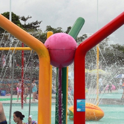 Attrezzatura del parco dello spruzzo dell'OEM, acqua Spraygrounds del gioco dell'acqua dello spruzzo della canna della vetroresina per il parco dell'acqua dei bambini