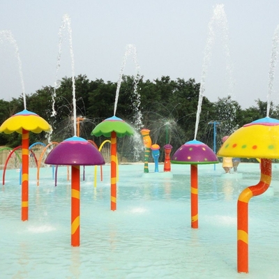 Gioco dell'acqua del gruppo del fungo dello spruzzo, attrezzatura del parco dell'acqua dello spruzzo su misura
