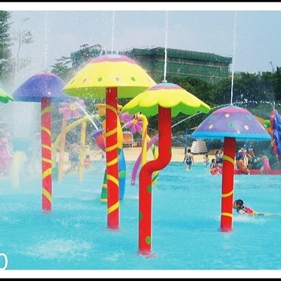 Gioco dell'acqua del gruppo del fungo dello spruzzo, attrezzatura del parco dell'acqua dello spruzzo su misura