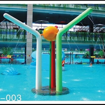 Gioco su misura dell'acqua della colonna di colore di acqua dell'icona dello spruzzo, attrezzatura del parco dell'acqua per gli adulti dei bambini