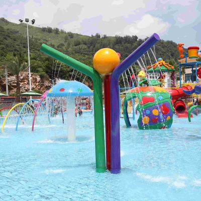 Gioco su misura dell'acqua della colonna di colore di acqua dell'icona dello spruzzo, attrezzatura del parco dell'acqua per gli adulti dei bambini