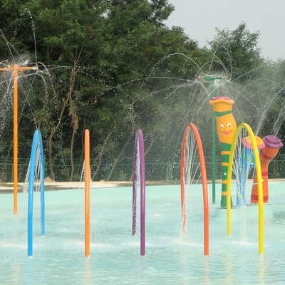Gioco dell'acqua della porta dell'arcobaleno, attrezzatura del parco dell'acqua dello spruzzo, struttura del gioco delle fontane per il parco dell'acqua dei bambini