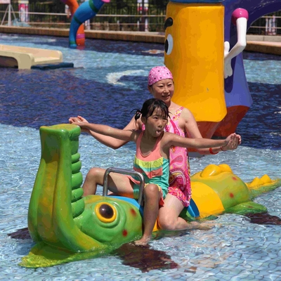 Attrezzatura di Sprayground dell'acqua del gioco dell'acqua del coccodrillo dello spruzzo per il parco dell'acqua