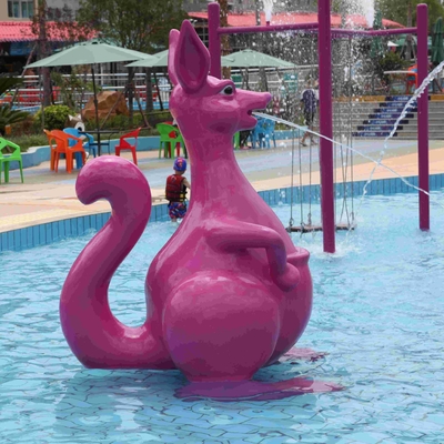 Gioco dell'acqua di Sprayground dell'acqua del canguro, attrezzatura dello spruzzo del campo da giuoco dell'acqua su misura