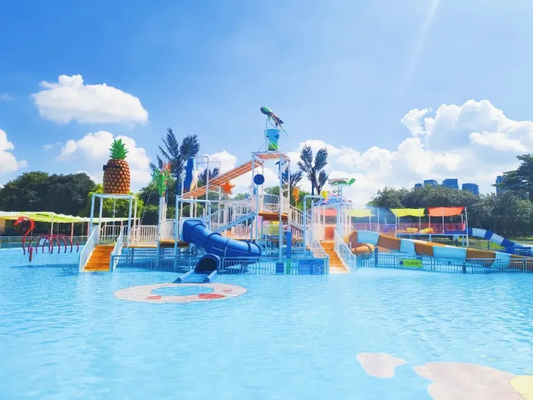 Parco acquatico Elephant Studio di fattibilità Parco giochi d'acqua per bambini Attrezzature per giochi d'acqua