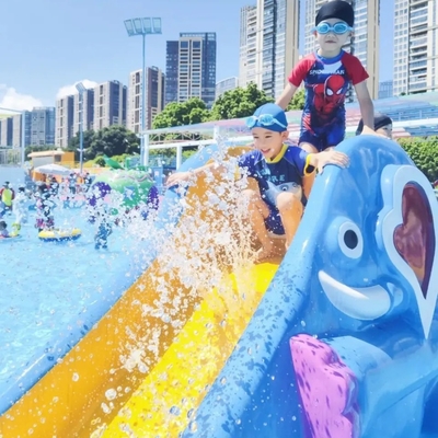 Parco acquatico Elephant Studio di fattibilità Parco giochi d'acqua per bambini Attrezzature per giochi d'acqua