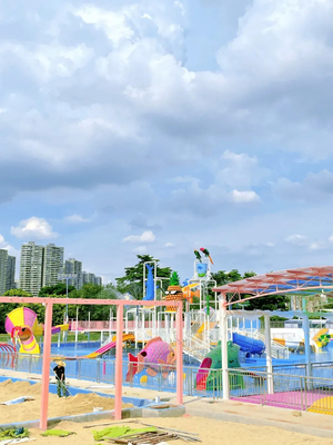 Parco acquatico Studio di fattibilità Parco giochi d'acqua per bambini Attrezzature per giochi d'acqua