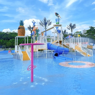 Parco acquatico Studio di fattibilità Parco giochi d'acqua per bambini Attrezzature per giochi d'acqua