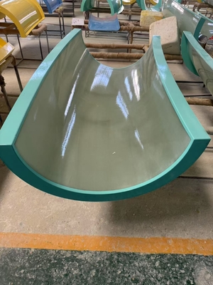 Aqua Aqua Loop corpo scivoli in fibra di vetro per piscine Vison attrezzature per parchi acquatici