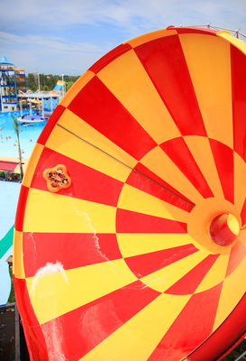 Grandi scivoli in fibra di vetro per piscine Vison attrezzature per parchi acquatici