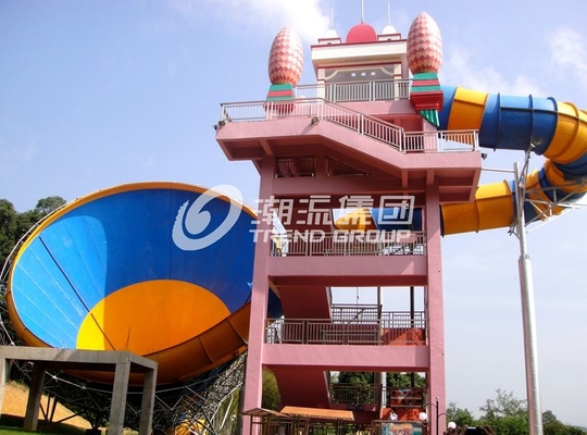 Più nuovi acquascivoli della vetroresina di divertimento di progettazione per il parco dell'acqua di avventura in Cina