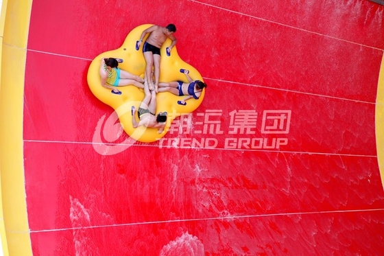 Altezza eccellente della piattaforma degli acquascivoli 14.6m della vetroresina di tornado per gli adulti di tema