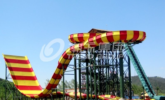 Gli acquascivoli su ordinazione di Funnuy, acqua del boomerang del parco di divertimenti fanno scorrere per divertimento della famiglia di 2 persone