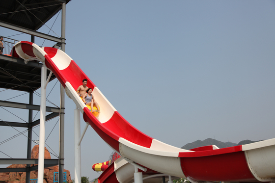 Gli acquascivoli su ordinazione di Funnuy, acqua del boomerang del parco di divertimenti fanno scorrere per divertimento della famiglia di 2 persone