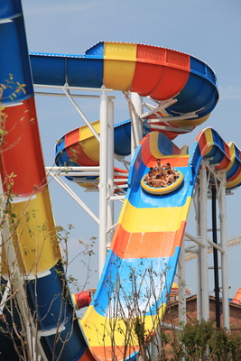 Resina gigante di Ashland/DSM degli acquascivoli della vetroresina del boomerang, altezza della piattaforma di 18.75m