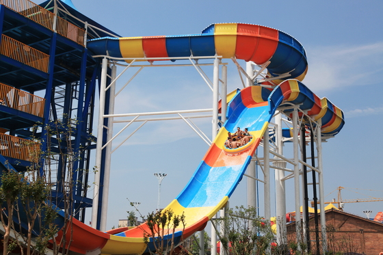 Resina gigante di Ashland/DSM degli acquascivoli della vetroresina del boomerang, altezza della piattaforma di 18.75m