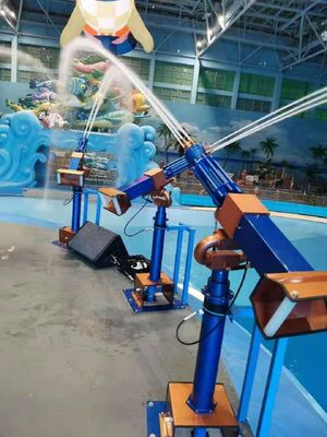 Stainless Steel Customized Wave Pool Water Gun Aqua Play Equipment for Holiday Resorts