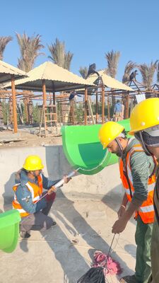 Five Star Hotel Resort Parco di divertimenti in fibra di vetro