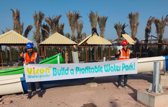 Five Star Hotel Resort Parco di divertimenti in fibra di vetro