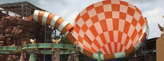 Scivolo d'acqua a imbuto tornado gigante per parco acquatico | Produttore di scivoli tornado in fibra di vetro dal 1994 | Scivolo personalizzato per zattera a 4 persone (HT-31)