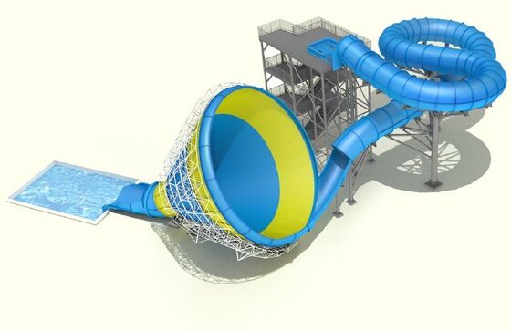 Slide d'acqua medio Tornado HT-45 Produttore di attrezzature per parchi acquatici dal 1994