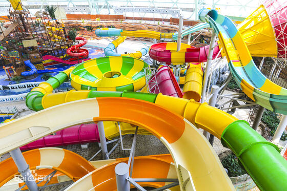 Slide idraulico a spirale su misura a più corsie per parchi acquatici - Produttore certificato SGS