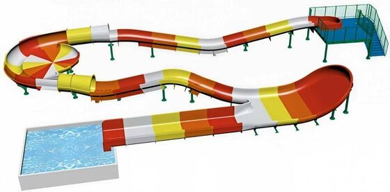 Scivolo Drago Volante Genitore-Figlio - Scivolo a Zattera per 2 Persone con Piattaforma Bassa da 1,98m e Capacità di 240 Rider/ora