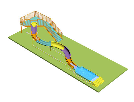 Scivoli a spirale per bambini per il parco acquatico