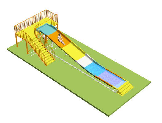 Lo scorrevole dei bambini, ampio scorrevole, acquascivoli per Aqua Park Fiberglass Material