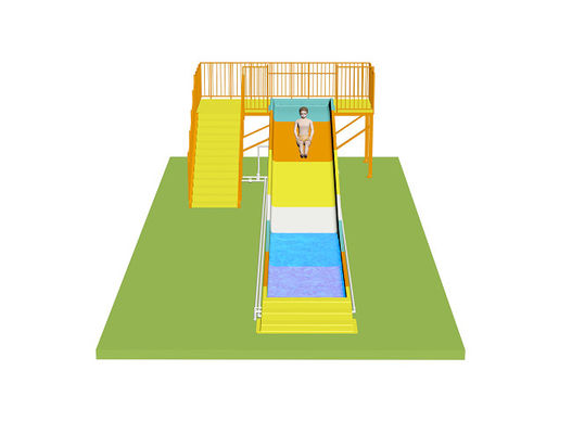 Scivolo per bambini, scivolo largo, scivolo acquatico per parco acquatico Materiale in fibra di vetro